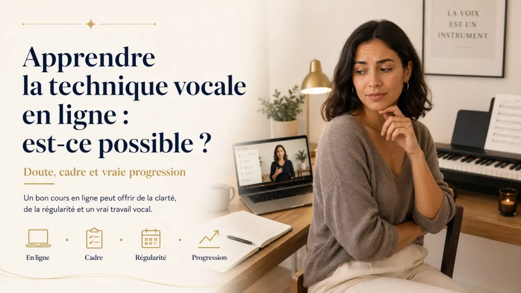Apprendre la technique vocale en ligne