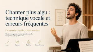 Chanter plus aigu - technique vocale et erreurs fréquentes