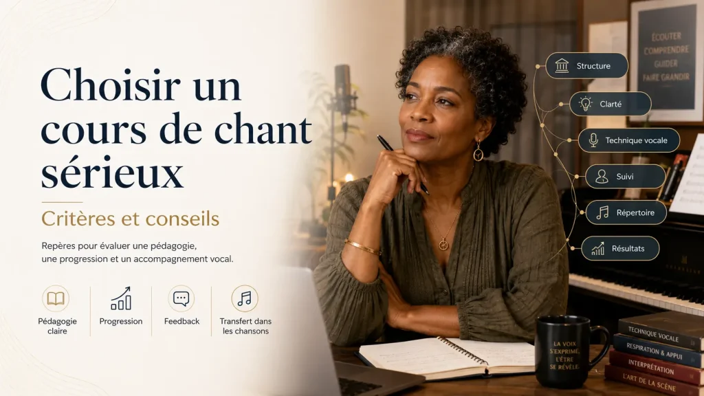 Comment choisir un cours de chant sérieux