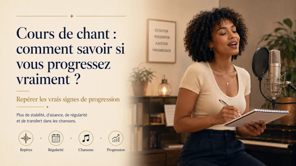 Cours de chant - comment savoir si vous progressez vraiment