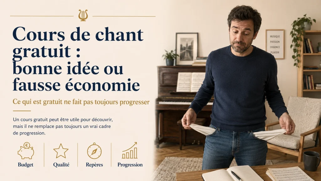 Cours de chant - entre budget et qualité