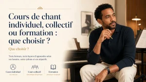 Cours de chant individuel, collectif ou formation - que choisir
