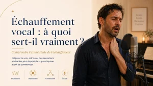 Échauffement vocal