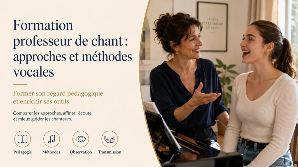 Formation professeur de chant