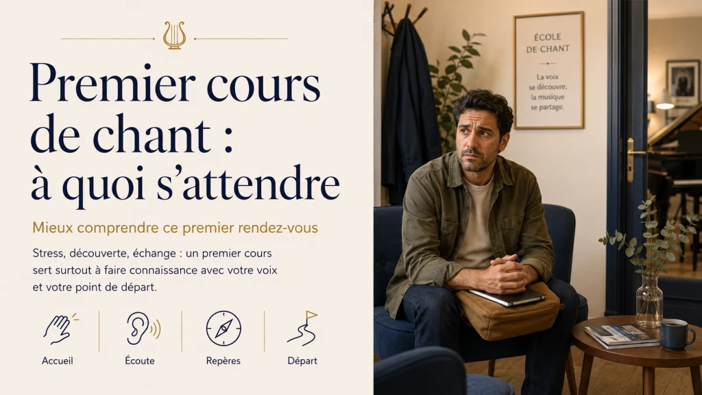 Premier cours de chant