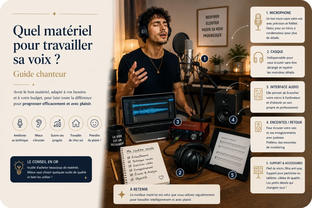 Quel matériel pour travailler sa voix