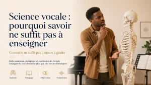 Science vocale et enseignement en question