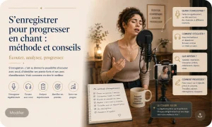 S’enregistrer pour progresser en chant